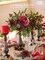 50Pcs Artificial Flowers Dark Red Roses Perfect DIY Wedding Bouquets